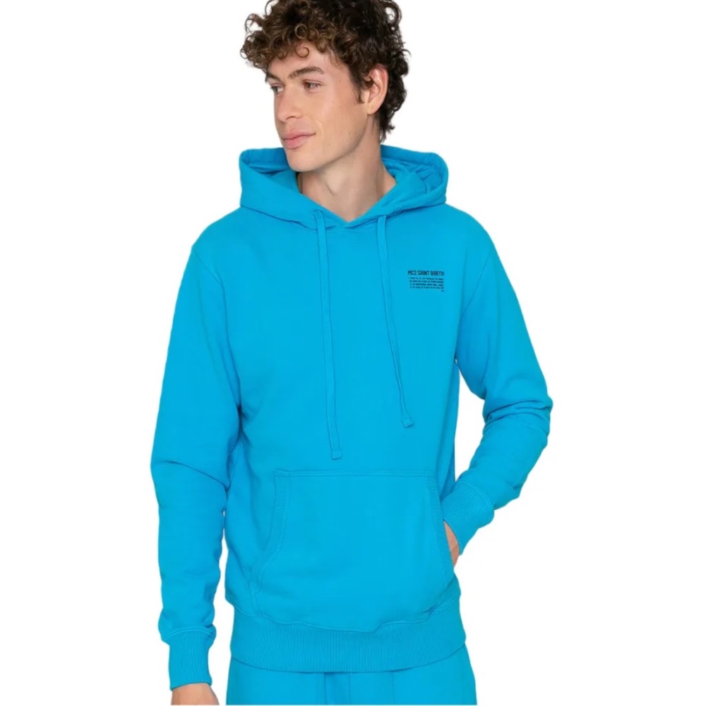 MC2 Saint Barth Turquoise Cotton Hoodie - Special Edition